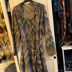 Modcloth Lace & Mesh retro shirt dress, size 3x